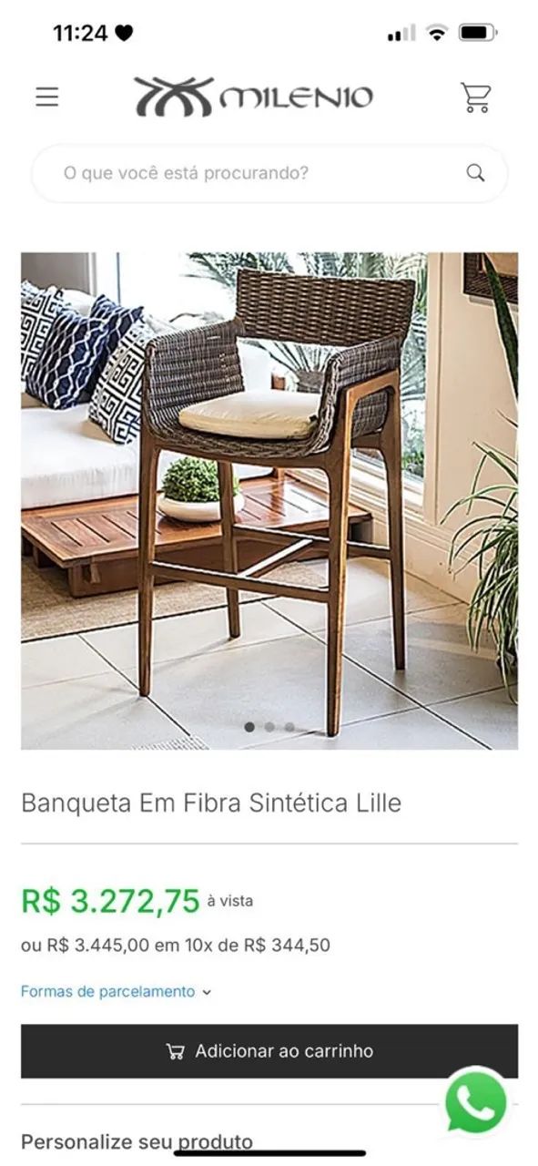 Vendo mesa linda estilo bar com 3 cadeiras - Foto 5