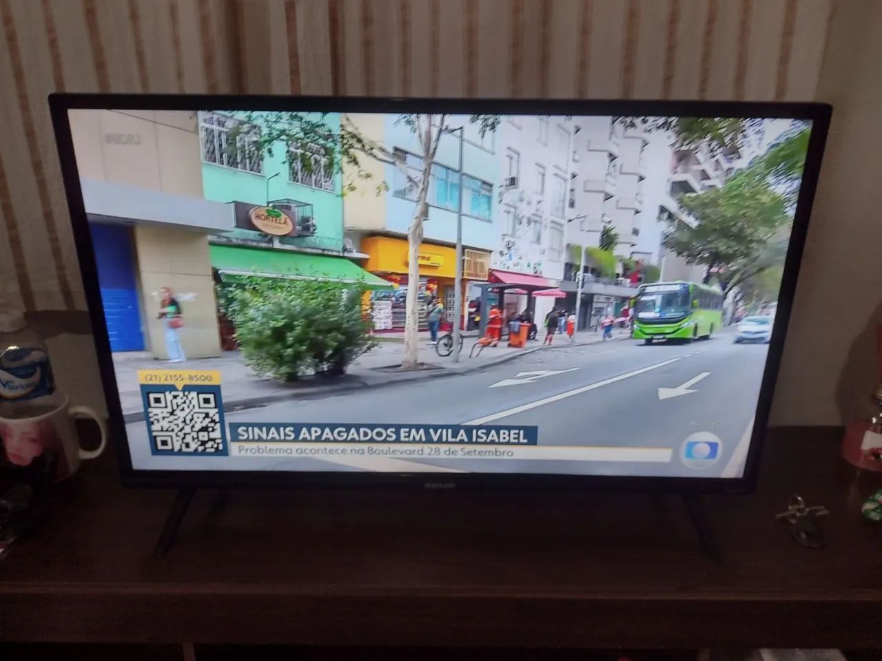 TV 32  LED POLEGADAS" SEMP" ROKU TV (Muito Nova) (ORIGINAL/Android) Wi-fi  completa - Foto 5