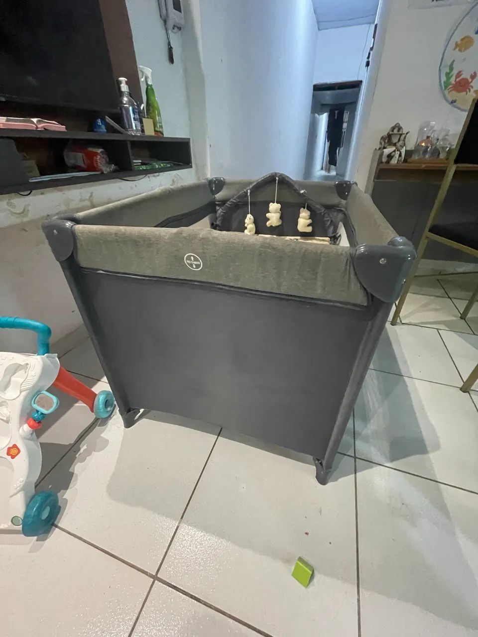 Berço portátil com colchão  - Foto 3