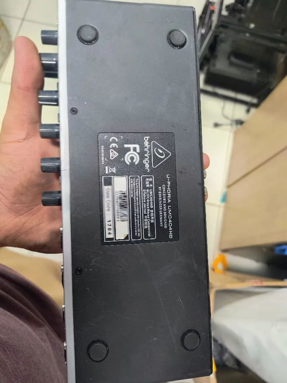 interface de áudio USB, modelo Behringer UMC404HD - Foto 2