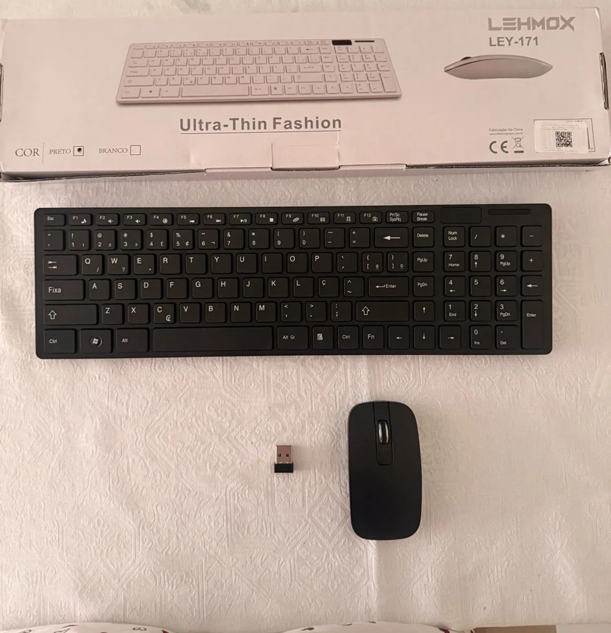 Kit Teclado E Mouse Sem Fio Bluetooth 