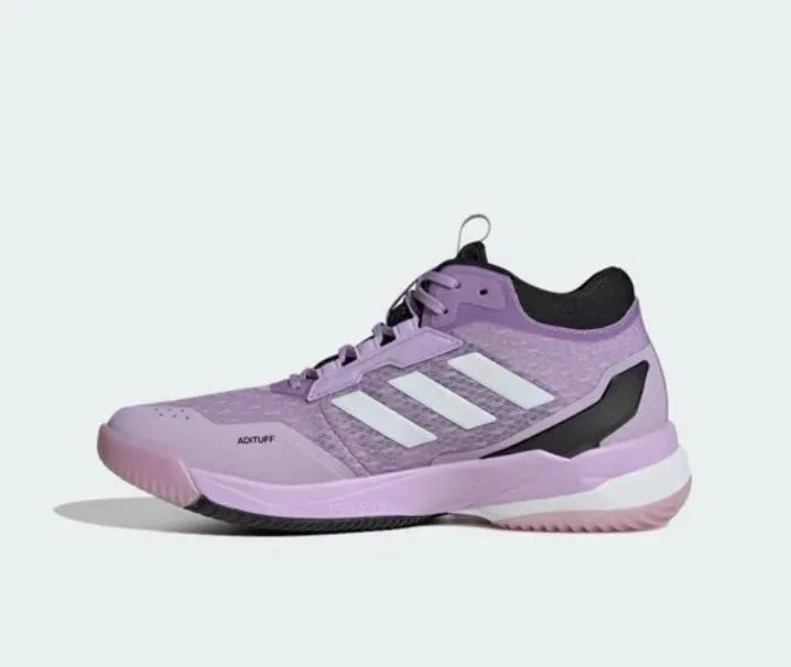 Tênis Adidas Crazyflight 6 Mid Indoor - Roxo+Preto - Foto 5
