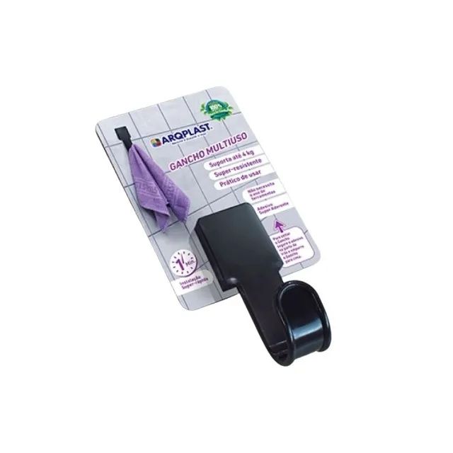 Cabide Plastico com Adesivo - Foto 5