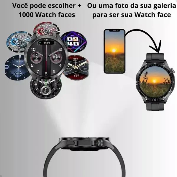 Smart GT4 Max Série 10 ? AMOLED Avançado ? Último Modelo Disponível com Frete Grátis - Foto 2