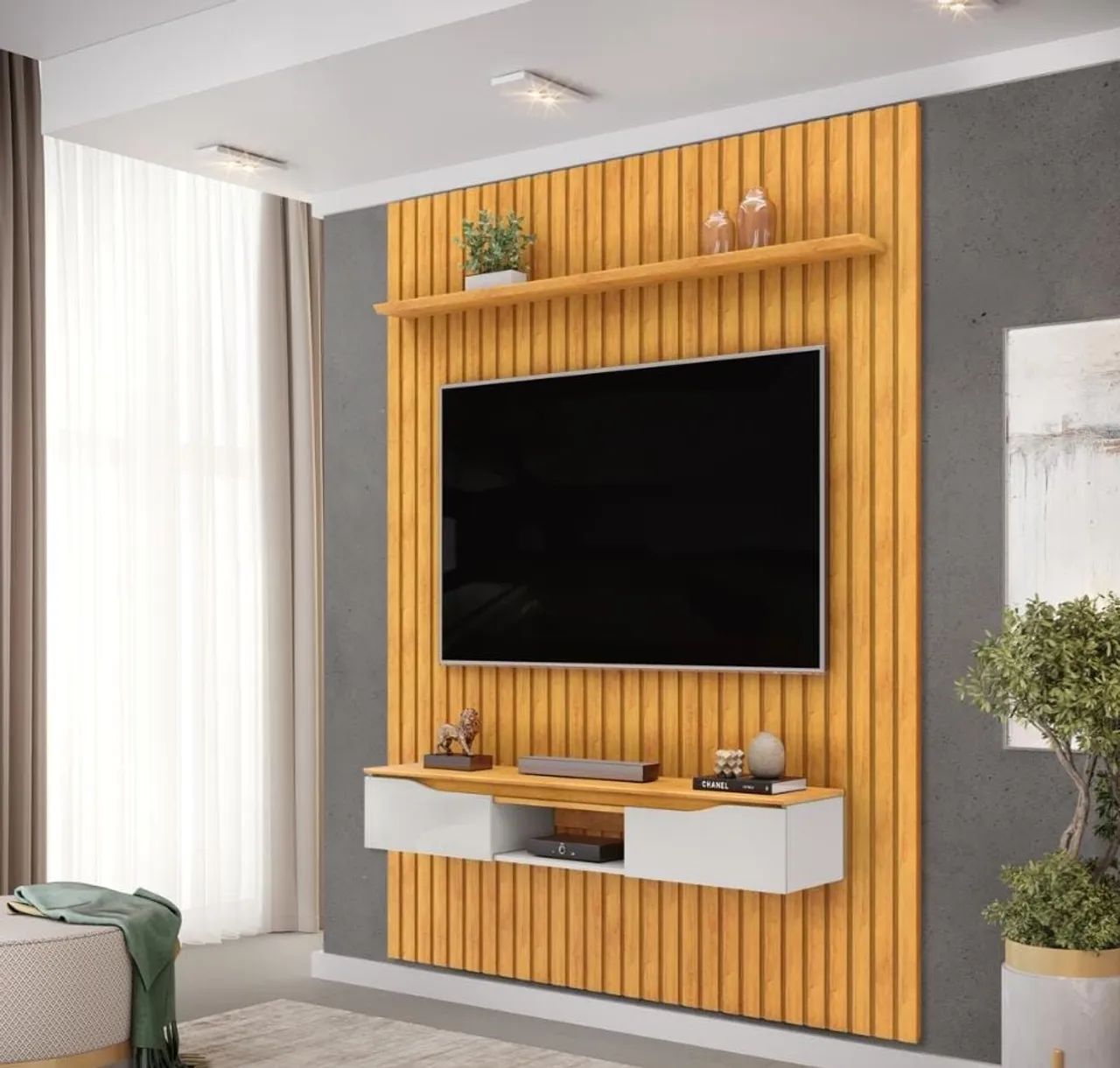 Isac Slatted Panel