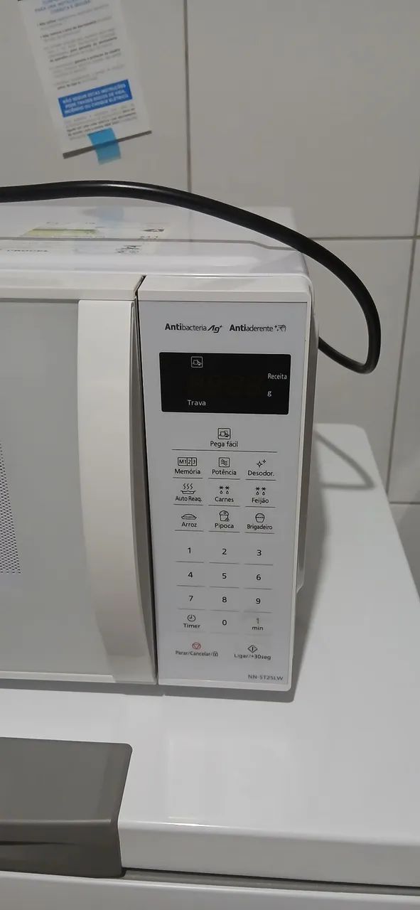 Micro-ondas Panasonic 25L Seminovo - Funcionando Perfeitamente - Foto 2