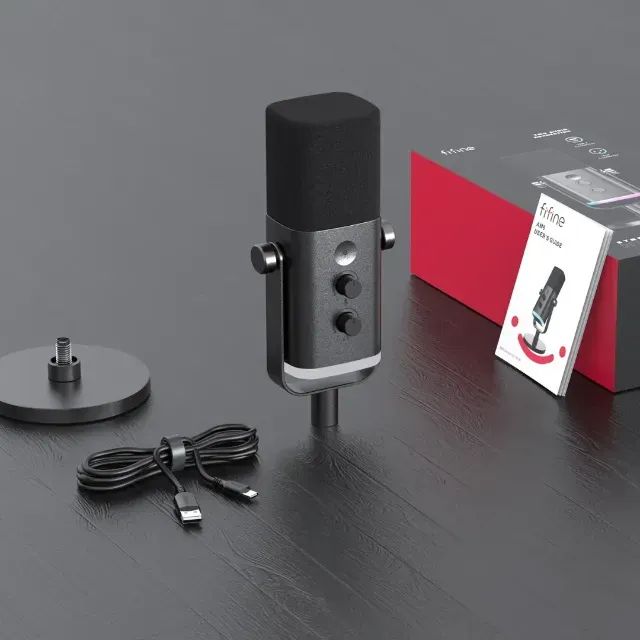 Microfone Fifine Am8 - Novo - Foto 2