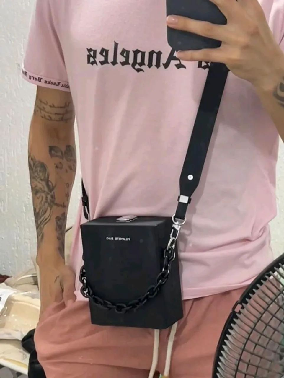 Bolsa Bag Preta Estruturada - Foto 2
