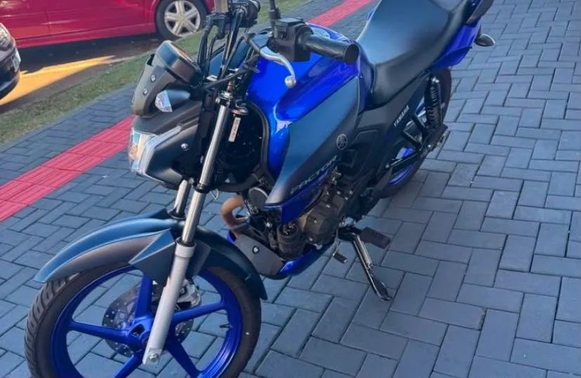 ? YAMAHA FACTOR 150 DX AZUL ? LINDA E CONSERVADA! ? - Foto 4