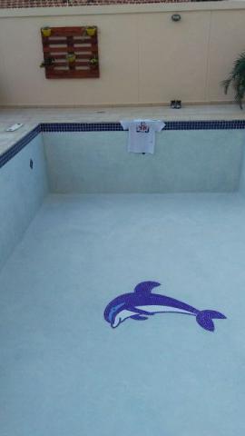 Golfinho para Piscina mosaico