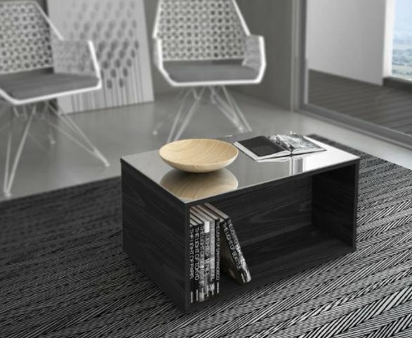 Mesa de centro Classic com tampo espelhado - Entrega Grátis
