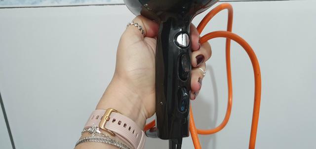 Secador de cabelo prof taiff 2100w + 3 escovas profissionais - Foto 2