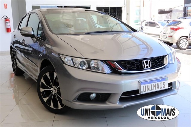 HONDA CIVIC 2.0 LXR 16V FLEX 4P AUTOMÁTICO, 2015 VENDO TROCO FINANCIO