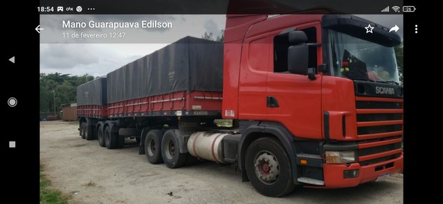 VENDO SCANIA 124/400 MOTOR ELETRÔNICO DO 420 NOVO