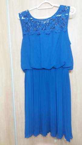 Vestido azul royal - Imperdível 