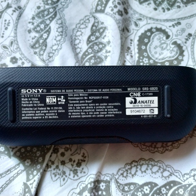 Caixa de som Sony 