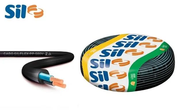 cabo pp 2x1,0mm rolo fechado 100m (Jk eletrônicos) - Foto 3