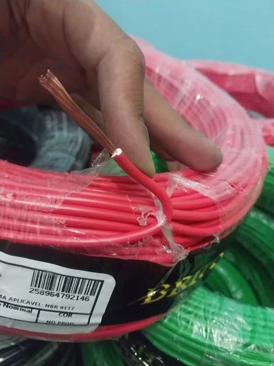 Cabos Elétricos Brilhante fio 2.5mm - Diversas Cores e Tamanhos - Foto 6