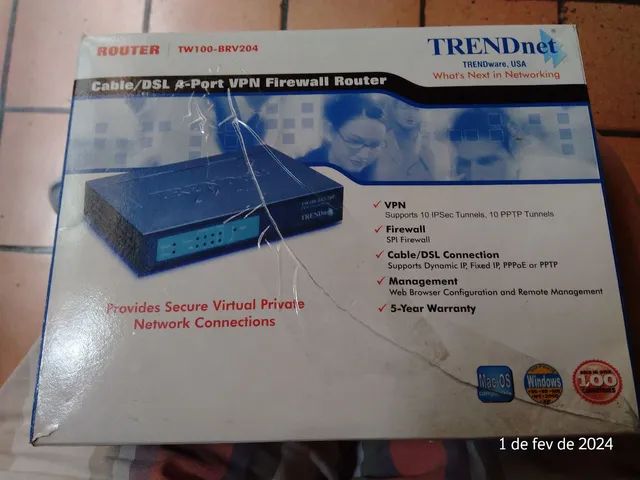 Roteador Router TW100-BRV204 Trendnet - Foto 2