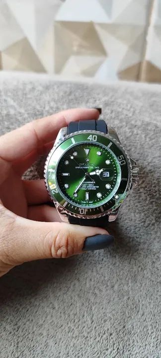 Relógio Masculino Rolex Submariner Verde