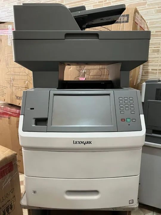 Impressora Lexmark multifuncional preta x656.. Promoção!!