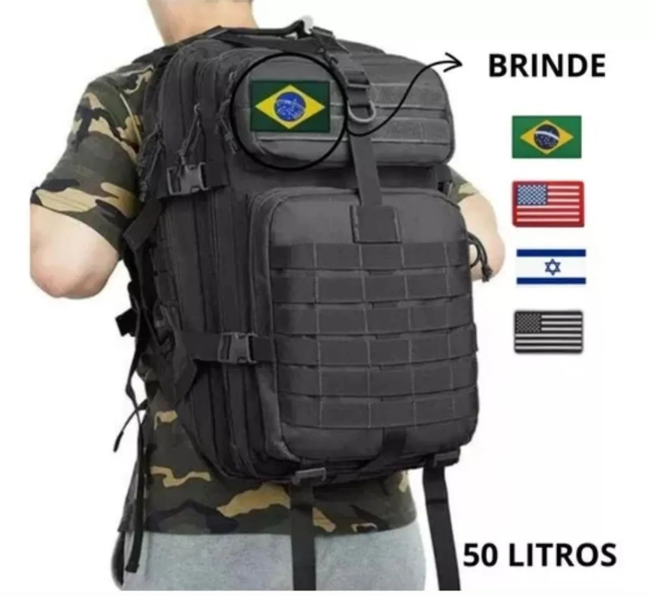 MOCHILAS TÁTICAS DE 50LITROS !!!
