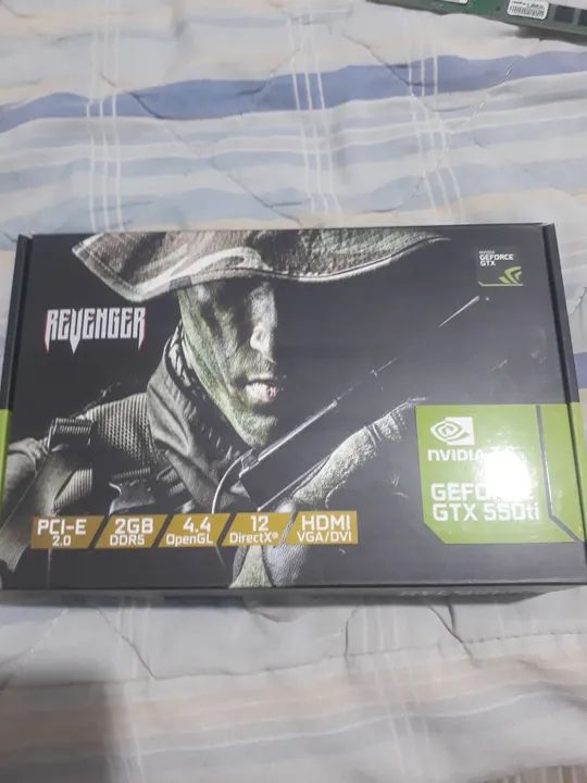 Placa de Vídeo GeForce GTX 550ti 2GB DDR5