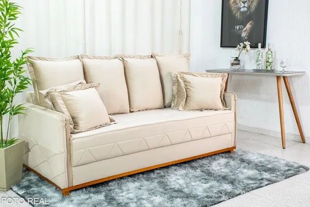 SOFÁ FIXO RETRÔ SUPER CONFORTÁVEL!!! R6254U - Foto 3