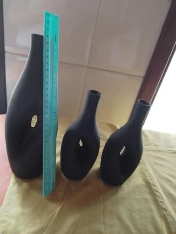 Três vasos/ jarros para decoração  - Foto 6