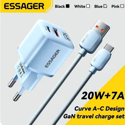 Carregador rápido Usb tipo C Essager
