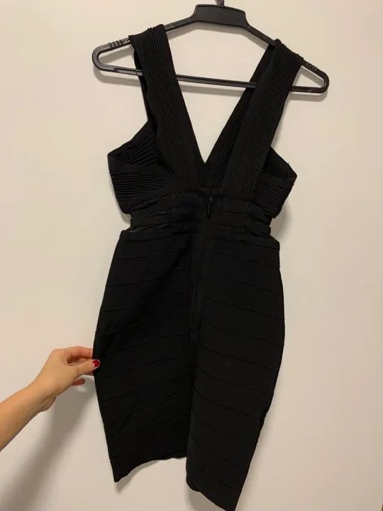 Vestido bandagem preto - Foto 2