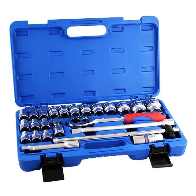 Jogo de Soquetes Estriados 24 Pçs 1/2 Pol King Tony - Foto 3