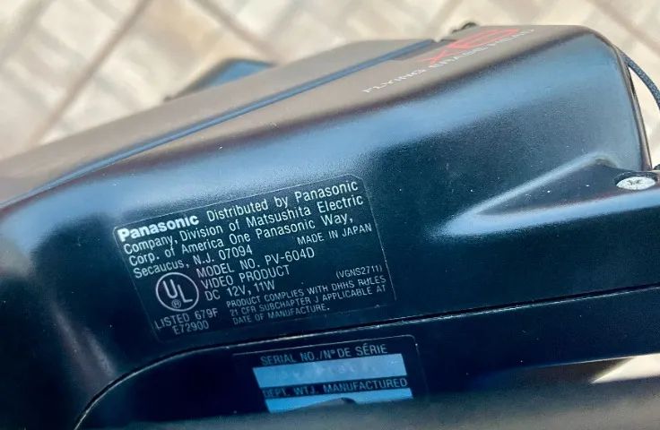 Filmadora VHS Panasonic - Modelo PV-604D64318196650882122