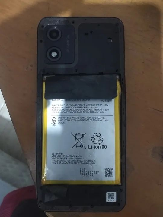 Placa mãe moto e13 com cameras