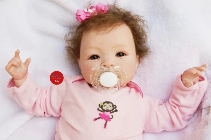 BEBÊ REBORN MENINA BEBÊ PARECE DE VERDADE COM ENXOVAL ATÉ 12X SEM JUROS