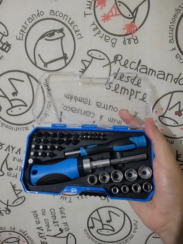 Kit chave canhão e fenda 