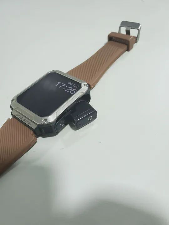 Relogio Smartwatch com fone ouvido embutido Bluetooth TWS64310164186498121