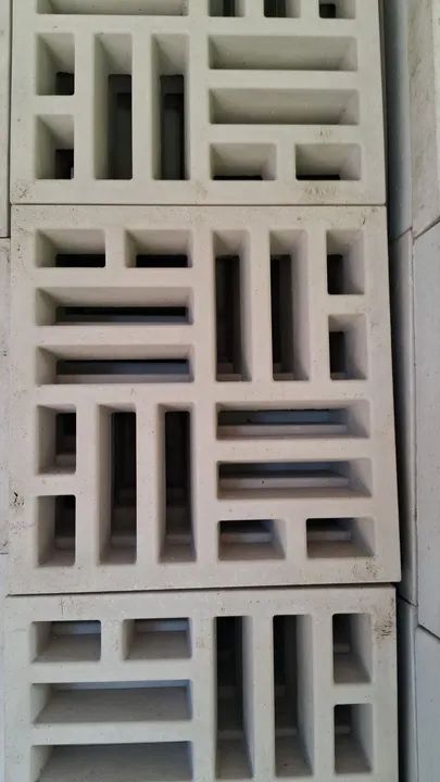 Cobogó 39x39 taco chines - Foto 5