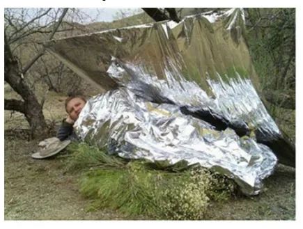 Cobertor Térmico de Emergência / Sobrevivência Camping à Prova de Água - Foto 3