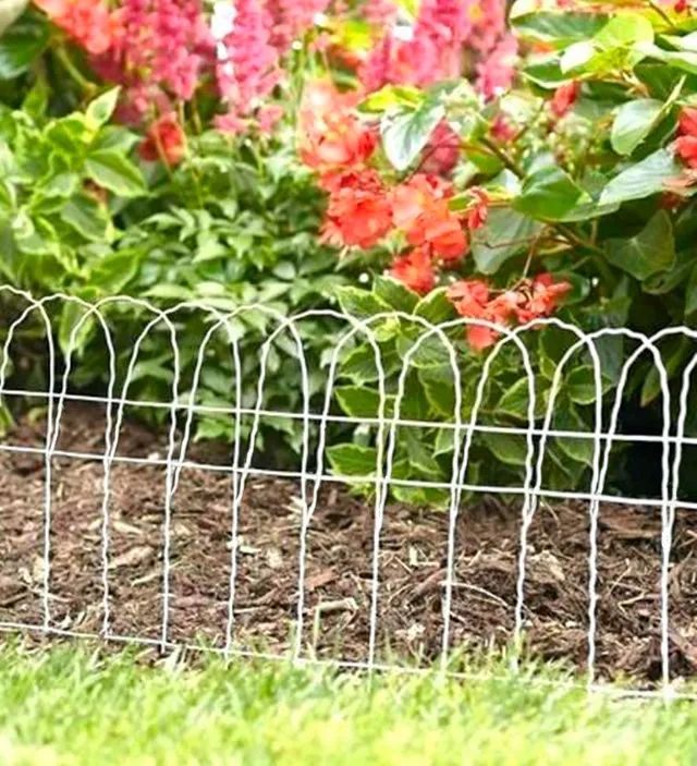 Tela Cerca Decorativa para Jardim Creme 0,65 ou 0,40 X 10 1 unidade - Foto 2