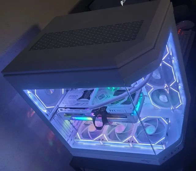 PC Gamer Completo RX 9070 XT Branco - Foto 2