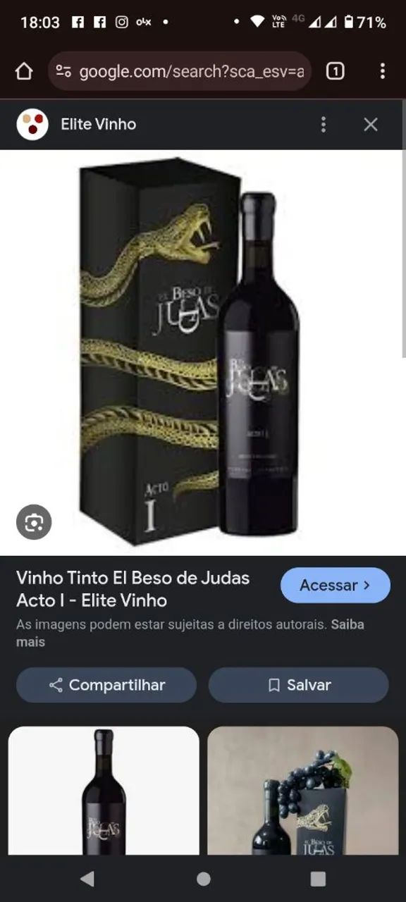 Vinho Tinto El Beso de Judas Acto I - Edição Limitada