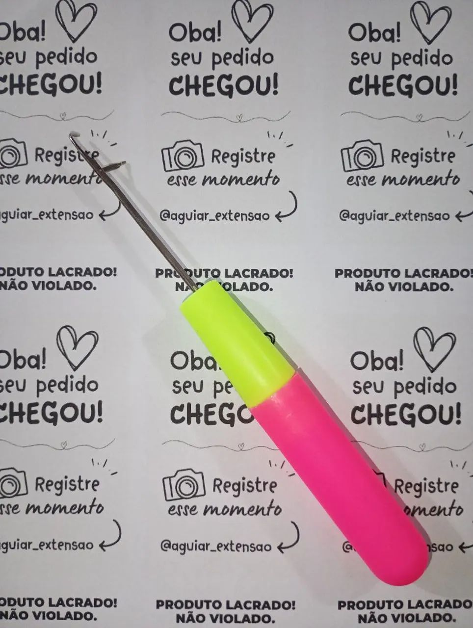 Agulha para extensão capilar