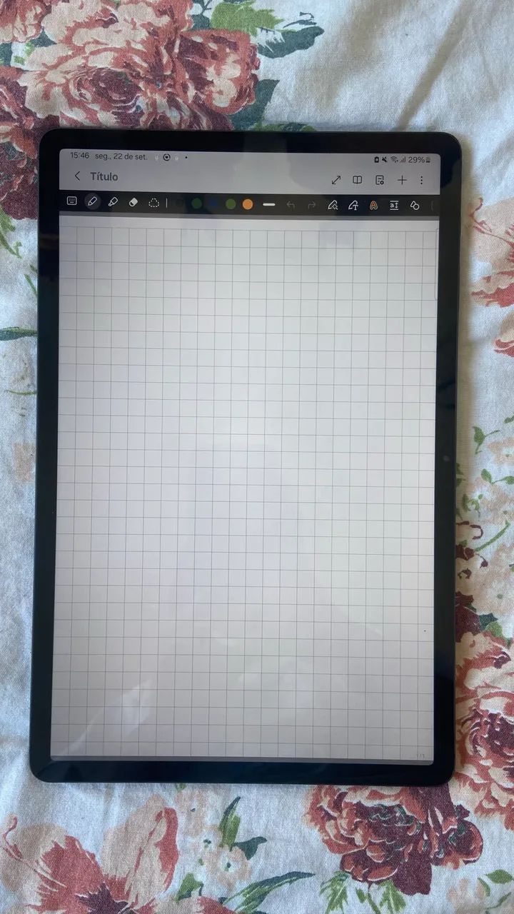 Galaxy tab s7 FE com duas capas, caixa, s pen e pontas  - Foto 4