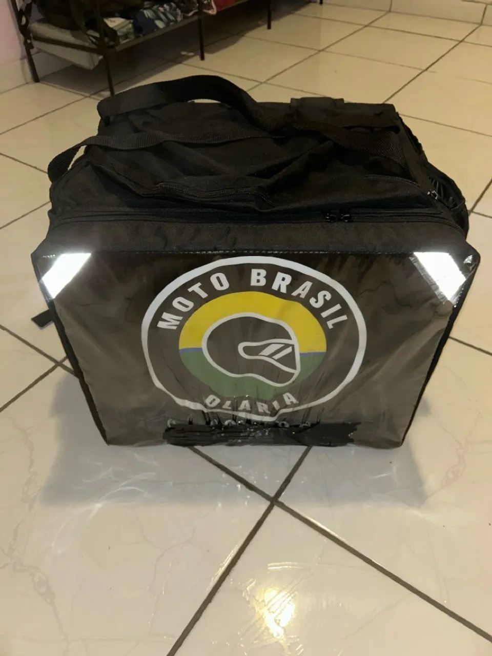 Bolsa Térmica Moto Brasil - Ideal para Entregas