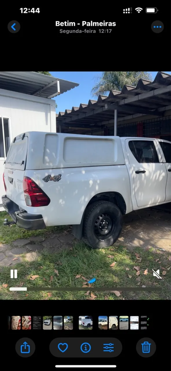 Capota de fibra pra Hilux