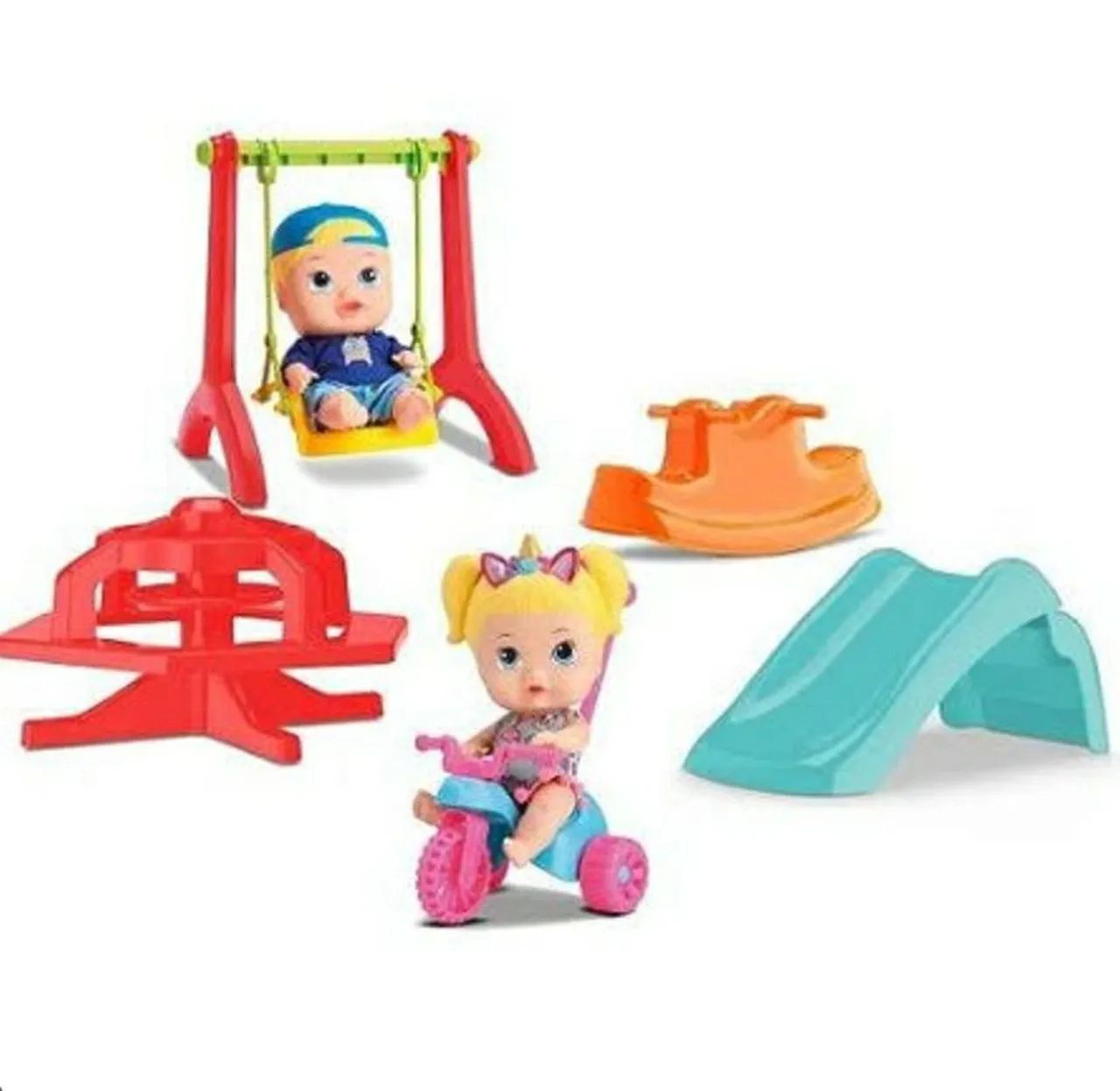 Parquinho divertoys com bonecas!