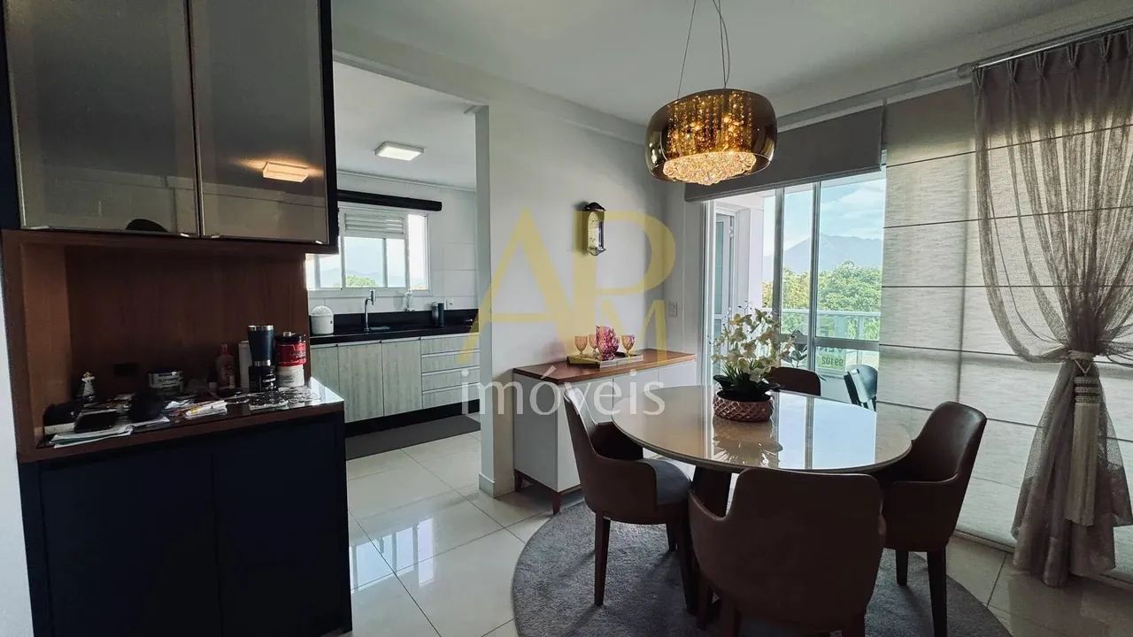 Apartamento mobiliado à venda: 3 dorm (2 suítes), vista mar- Centro/Palhoça - Foto 4