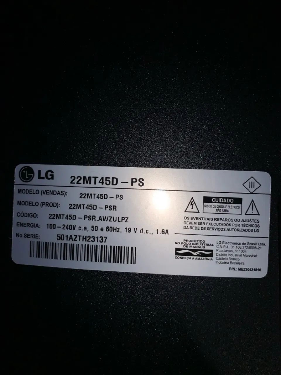 TV/Monitor LG 22 polegadas - 60hz - Foto 2