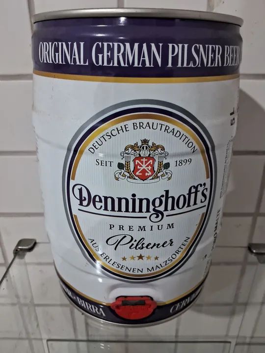 BARRIL DE CHOPP  Denninghof (vazio) 5 litros para decoração de ambientes. - Foto 3